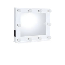 Load image into Gallery viewer, 26" Metal Framed Mounted Accent Mirror - White