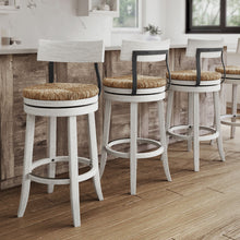 Load image into Gallery viewer, Stool With Natural Seagrass Seat