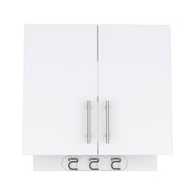 Load image into Gallery viewer, Wood Floating Double Door Bathroom Vanity (520582) - White