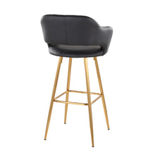 Load image into Gallery viewer, Margarite - Contemporary Fixed Height Barstool With Footrest (Set of 2) With Square