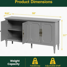 Load image into Gallery viewer, Vintage Buffet Cabinet With Adjustable Shelves