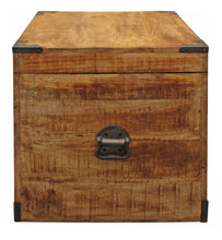 Load image into Gallery viewer, Solid Wood Square End Table - Natural Brown
