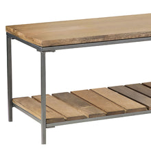 Load image into Gallery viewer, Foundry - Accent Bench With Slat Shelf - Natural