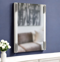 Load image into Gallery viewer, 43" Steel Framed Accent Mirror - White