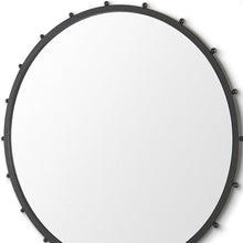 Load image into Gallery viewer, 44" Round Metal Framed Accent Mirror - Black