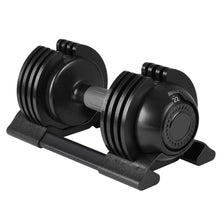 Load image into Gallery viewer, 22Lbs Adjustable Dumbbell Steel And Plastic - Black