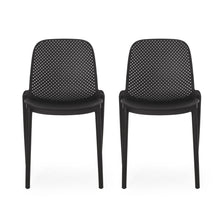 Load image into Gallery viewer, Outdoor Stacking Dining Side Chair (Set of 2)