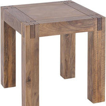 Load image into Gallery viewer, Solid Wood Square End Table (716253) - Brown