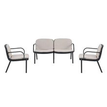 Load image into Gallery viewer, Luna - Outdoor Patio 3 Pieces Chat Set