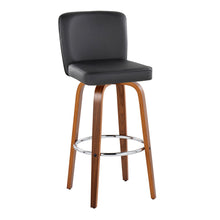 Load image into Gallery viewer, Henry - Contemporary Fixed Height Barstool With Swivel With Round Footrest (Set of 2)