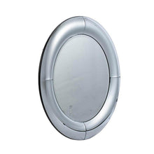 Load image into Gallery viewer, 32" Round Curved Frame Accent Mirror - Silver