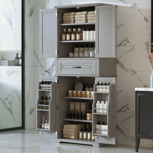 Load image into Gallery viewer, Bathroom Storage Cabinet With Multifunctional Storage Space, Drawer With Slide Rails, Adjustable Shelf