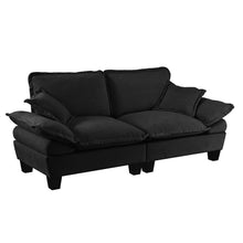 Load image into Gallery viewer, 2 Seater Modular Loveseat With Curved Armrests