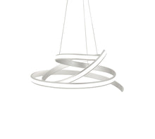 Load image into Gallery viewer, LED Dimmable Smart Enabled Metal Chandelier - Silver