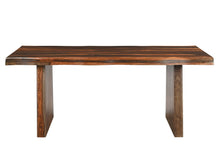 Load image into Gallery viewer, 74" Solid Wood Dining Table - Dark Brown