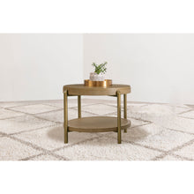 Load image into Gallery viewer, Benson - Round Table With Storage Shelf