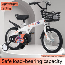 Load image into Gallery viewer, Fkznpj - 18" Sporty Kids Bike With Training Wheels And Stand Adjustable Saddle Suitable For Boys And Girls Aged 5 - 10 Years Tall Height 39 - 49" Available In A Variety Of Colors