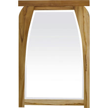 Load image into Gallery viewer, 35" Abstract Framed Accent Mirror - Brown