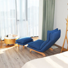 Load image into Gallery viewer, Single Lazy Sofa Chair Leisure Foldable Reclining Chair