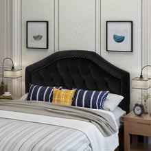 Load image into Gallery viewer, Kaarina - Contemporary Tufted Fabric Headboard