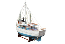 Load image into Gallery viewer, Dickie Walker XXXL Trawler Yacht Model - Blue / White