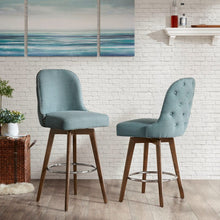 Load image into Gallery viewer, Kobe - Counter Stool With Swivel Seat - Blue