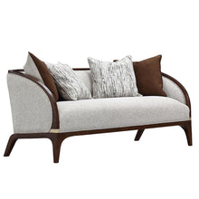 Load image into Gallery viewer, Houston - Loveseat - Pebble / Walnut