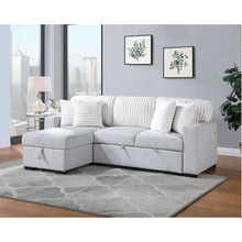 Load image into Gallery viewer, Ford - Reversible Pull Out Sofa Bed - Light Gray