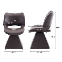 Load image into Gallery viewer, Modern Swivel Dining Chair With High Back
