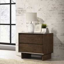 Load image into Gallery viewer, Hemlock - 2 Drawer Nightstand Bedside Table - Brown