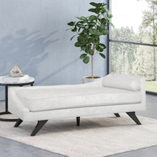 Load image into Gallery viewer, Etherealuxe - Chaise Lounge With Birch Splayed Legs
