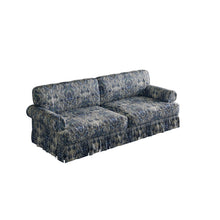 Load image into Gallery viewer, Luxuriously Comfortable Cloud Couch Sofa With Elegant Rolled Arms & Pleated Skirt Design
