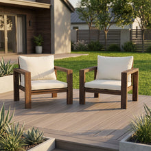 Load image into Gallery viewer, Stylish Outdoor Chair Set With Cushions For Garden (Set of 2)