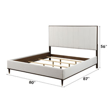 Load image into Gallery viewer, Carena - 5 Piece Bedroom Set (Eastern King Dresser Chest Mirror Nightstand) - Brown / Light Gray / White