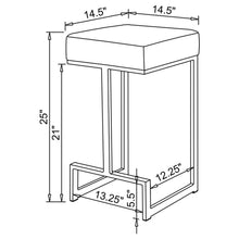 Load image into Gallery viewer, Upholstered Counter Height Stool