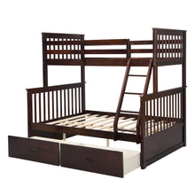 Load image into Gallery viewer, Bunk Bed With Ladder, And Safety Guard Rails