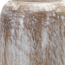 Load image into Gallery viewer, Cylinder Floor Vase - Brown / White
