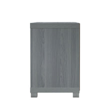 Load image into Gallery viewer, Wood Enclosed Open Storage TV Stand (724157) - Gray