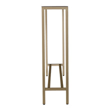 Load image into Gallery viewer, 56" Mirrored Glass Console Table - Silver / Gold