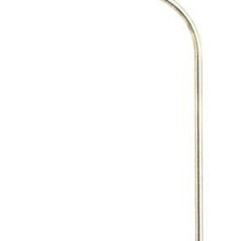 Load image into Gallery viewer, Adjustable Traditional Shaped Floor Lamp With White Empire Shade - Nickel