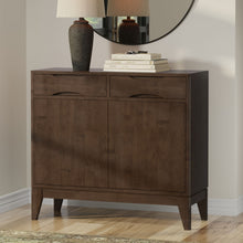 Load image into Gallery viewer, Harper - Entryway Storage Cabinet - Walnut Brown