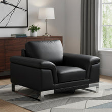 Load image into Gallery viewer, Lovely Leather Chair - Black