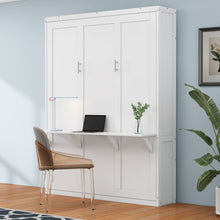 Load image into Gallery viewer, Murphy Bed With Desk Combo