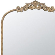 Load image into Gallery viewer, 42" Arch Iron Framed Accent Mirror - Gold