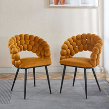 Load image into Gallery viewer, Modern Chair With Tube Legs, Soft Cushions And Comfortable Backrest