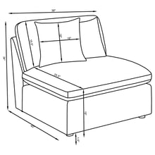 Load image into Gallery viewer, Greeley - Armless Chair