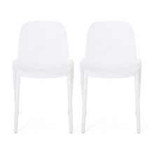 Load image into Gallery viewer, Outdoor Stacking Dining Side Chair (Set of 2)
