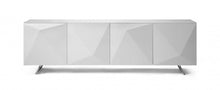 Load image into Gallery viewer, Glass Solid Console Table - White
