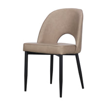 Load image into Gallery viewer, Slipcovered Upholstered Faux Leather Dining Side Chairs (Set of 2) - Light Gray