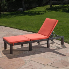 Load image into Gallery viewer, Waterproof Fabric Lounge Cushion With Rectangular Shape - Orange